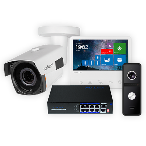 Видеонаблюдение, репитеры, домофоны, электронные замки, сетевое оборудование от производителя